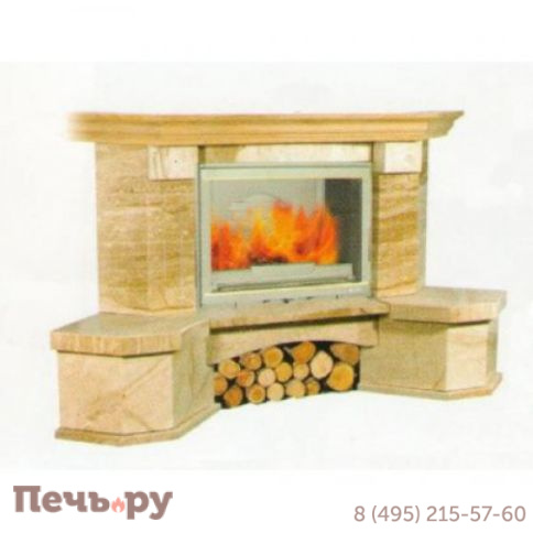 Каминная облицовка Bella Italia Sevilla 800 угловая фото