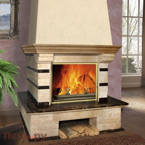 Каминная облицовка MadeIra Darina Emperador (Rosso) мраморная балка фото 2