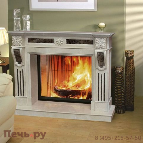 Каминная облицовка Madeira Helios crema marfil/emperador фото