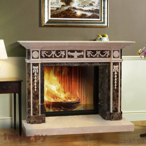 Каминная облицовка Madeira Juventa galala beige/emperador фото