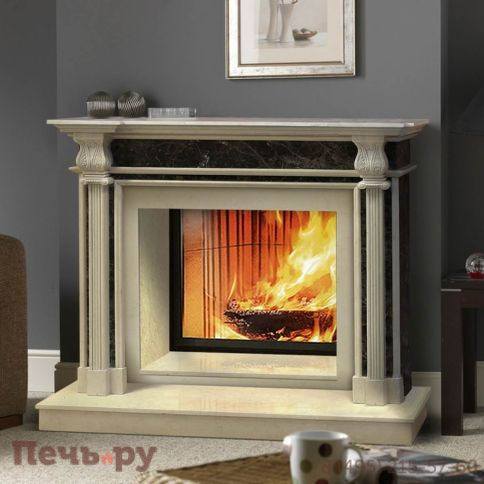 Каминная облицовка Madeira Perseus bianco portugallo фото