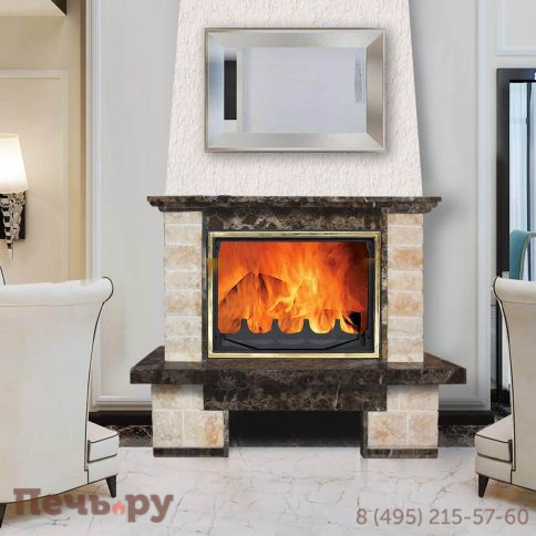 Каминная облицовка MadeIra Veronica (emperador + sunny yellow) фото 2