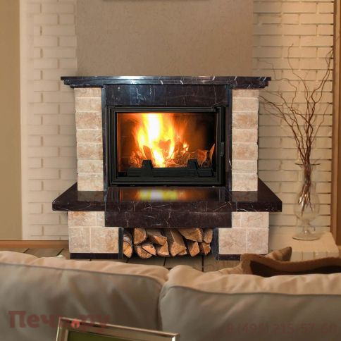 Каминная облицовка MadeIra Veronica (emperador + sunny yellow) фото 3