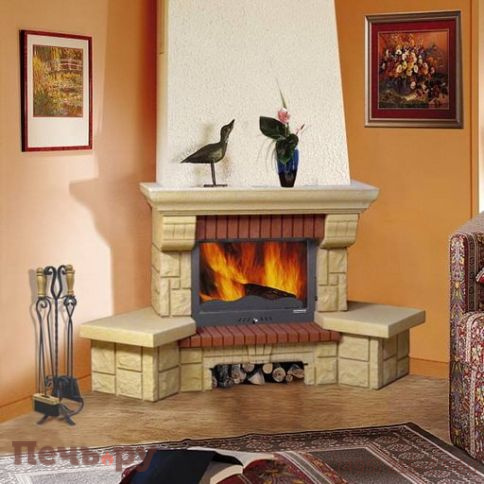 Каминная облицовка Мета Опус 700 серия Музыка огня фото