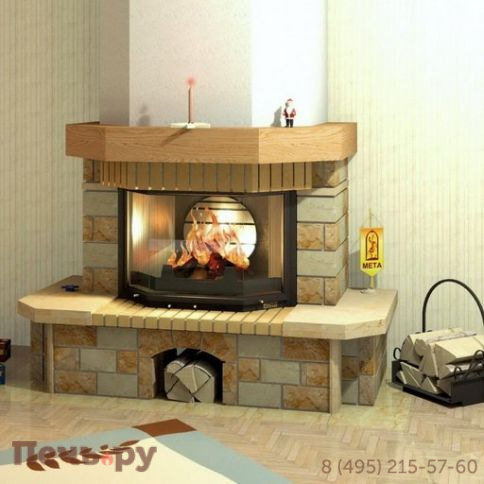 Каминная облицовка Мета Талисман 700 серия Магия Огня фото