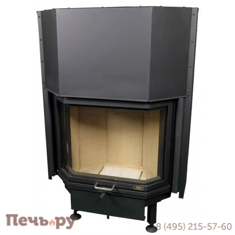 Каминная топка ABX Derby 9 каминная, призматическое стекло, гильотина фото