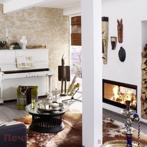 Каминная топка Brunner Architektur-Kamin Tunnel 45/101 с подъемом/без подъема фото 5