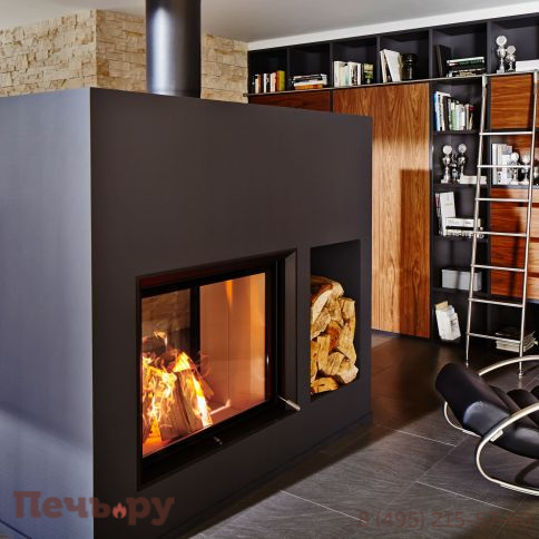 Каминная топка Brunner Stil-Kamin Tunnel 75/90 с подъемом/без подъема фото 8