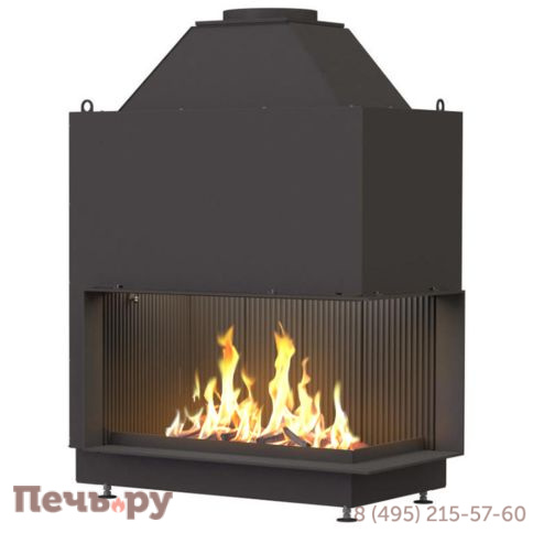 Каминная топка Brunner Urfeuer открытая угловая топка 50/88/44 R (угол справа) фото