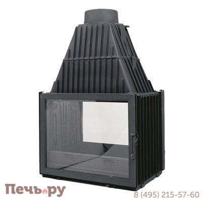 Каминная топка Diffusion В15, двухфасадная модель (тоннельного типа) фото