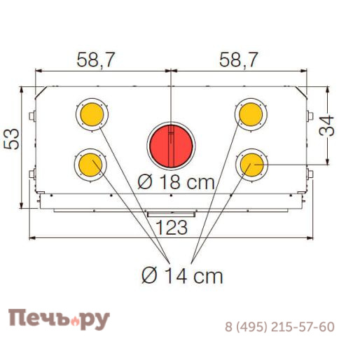 Каминная топка EdilKamin Windo 100 N фото 4