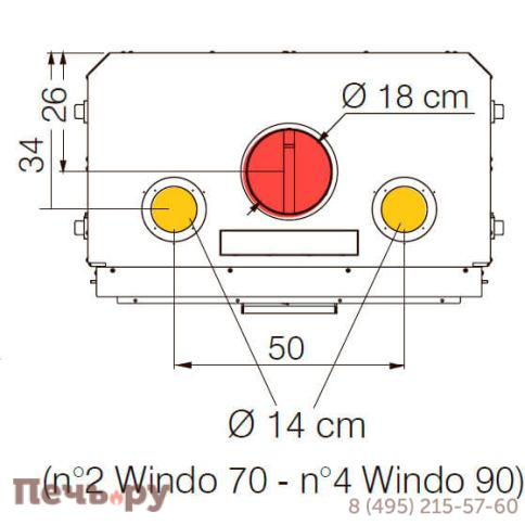 Каминная топка EdilKamin Windo 90 N фото 5