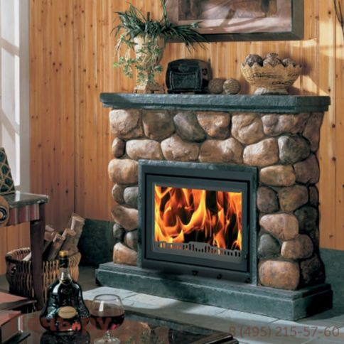 Каминная топка ЭкоКамин Альфа 700 (200мм) фото 3