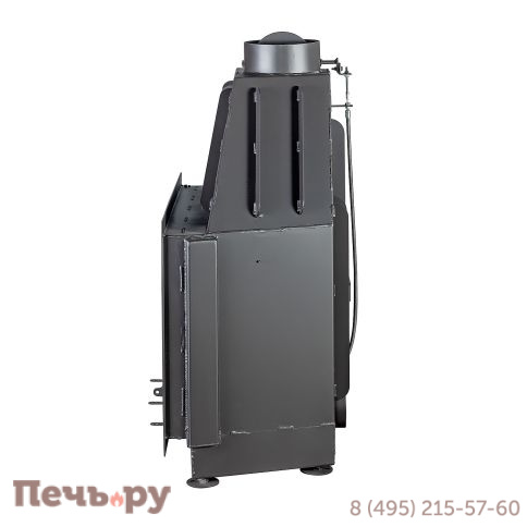 Каминная топка ЭкоКамин Альфа 800B с черным шамотом фото 9