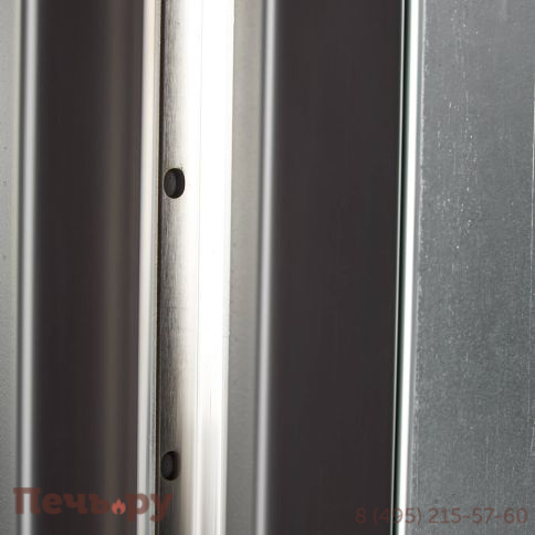 Каминная топка ЭкоКамин Дельта 1200х800х450 РB три стекла подовая, черный шамот фото 8