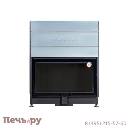 Каминная топка ЭкоКамин Вега 1200 B принтинг черный шамот фото 4