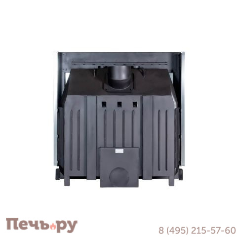 Каминная топка ЭкоКамин Вега 1600 В чёрный шамот подовое горение фото 5