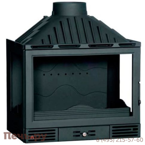 Каминная топка Ferlux 715 3v, два боковых стекла фото