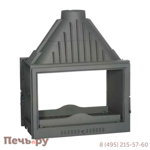 Каминная топка Ferlux 830, двухсторонняя фото