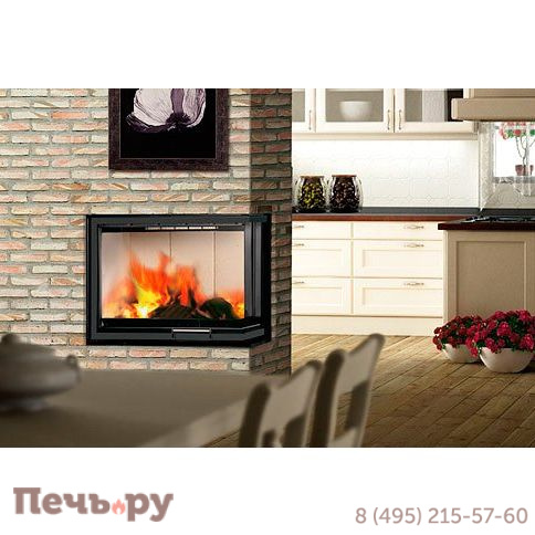 Каминная топка Ferlux Open 800 I/D, боковое стекло фото 2