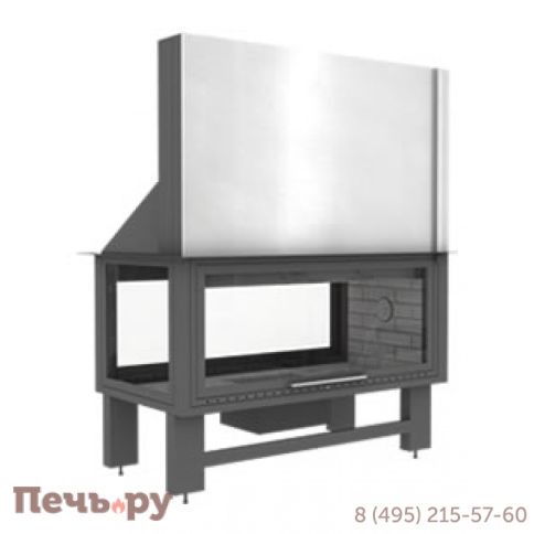 Каминная топка FireHursan HDKU 125 фото