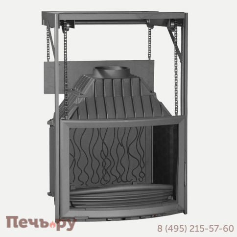 Каминная топка Invicta 700 Панорамик контргруз фото