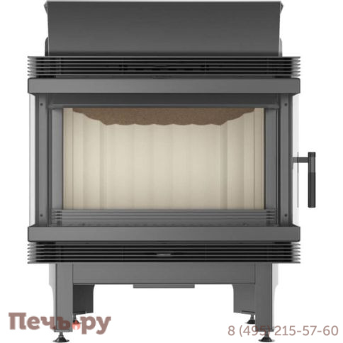 Каминная топка Kratki Blanka 670/570/LP/BS (угловое стекло слева-справа) фото 4