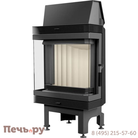 Каминная топка Kratki Blanka/LP/BS (угловое стекло слева-справа) фото 4