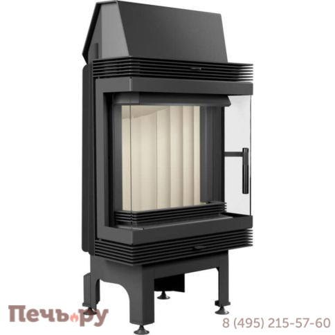 Каминная топка Kratki Blanka/LP/BS (угловое стекло слева-справа) фото 5