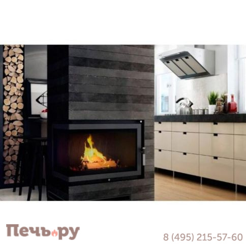 Каминная топка Kratki Maja/L/BS (угловое стекло слева) фото 3