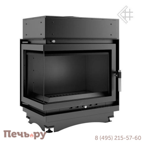 Каминная топка Kratki Maja/PW/BL/12/BS/W (угловое стекло слева/справа, змеевик) фото 2