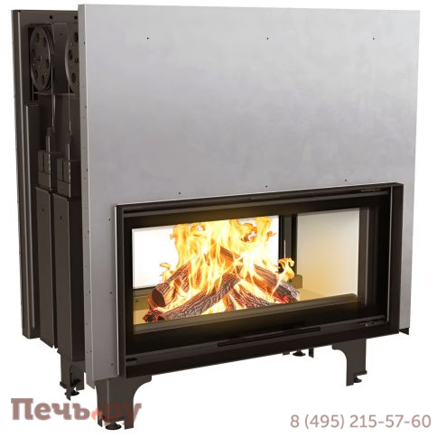 Каминная топка Kratki Mila/T/G (тунель, гильотина) фото