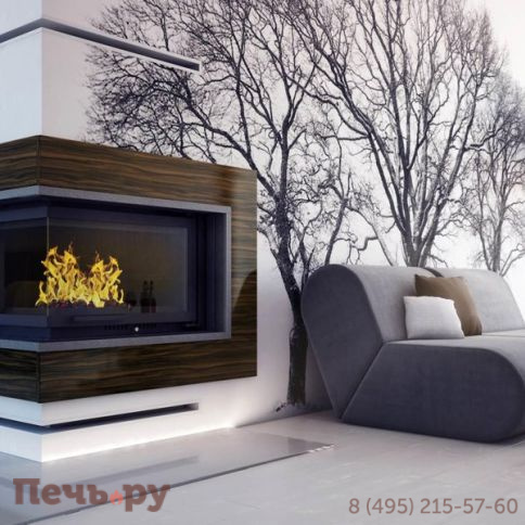 Каминная топка Kratki Oliwia/L/BS/G (угловое стекло слева, гильотина) фото 2