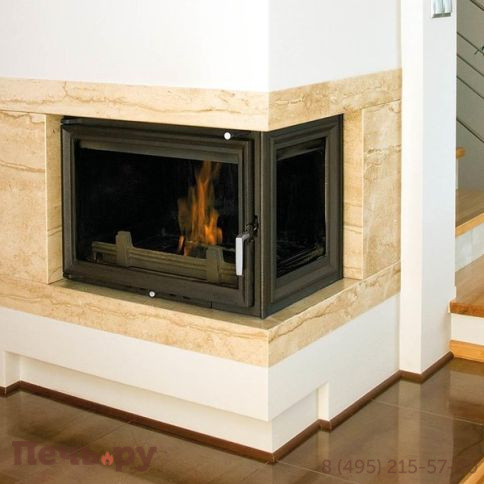 Каминная топка Kratki Oliwia/P (стекло справа) фото 3