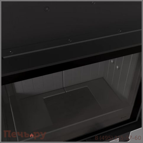 Каминная топка Kratki Pro Floki L/P/BS черная футеровка, с доводчиком фото 6