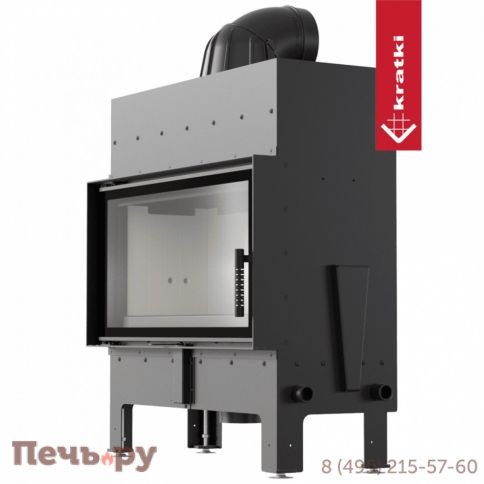 Каминная топка Kratki Pro Floki/L с доводчиком фото 7