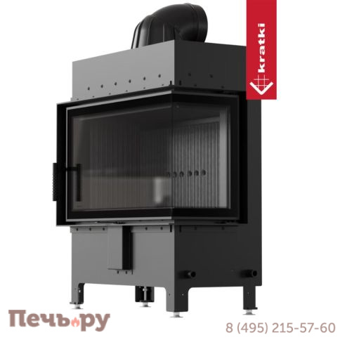 Каминная топка Kratki Pro Lucy/14/New угловое стекло фото 11