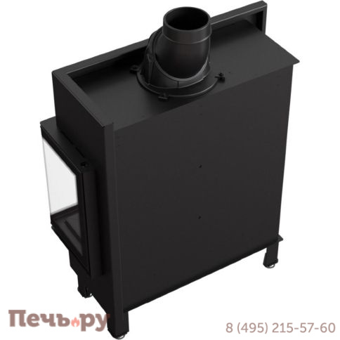 Каминная топка Kratki Pro Lucy/14/Slim/L/BS, Г-образное стекло слева фото 8