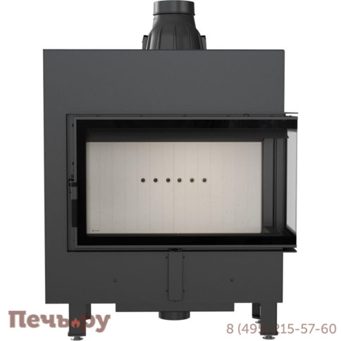 Каминная топка Kratki Pro Lucy/14/Slim/P/BS, Г-образное стекло справа фото 5