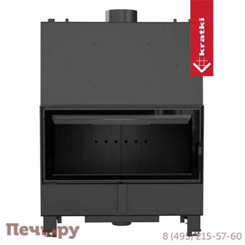 Каминная топка Kratki Pro Lucy/PW/20/W, двойное стекло с водяным контуром фото 5