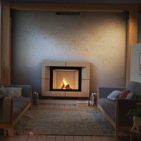 Каминная топка Kratki Pro Nadia 13, двойное стекло фото 2