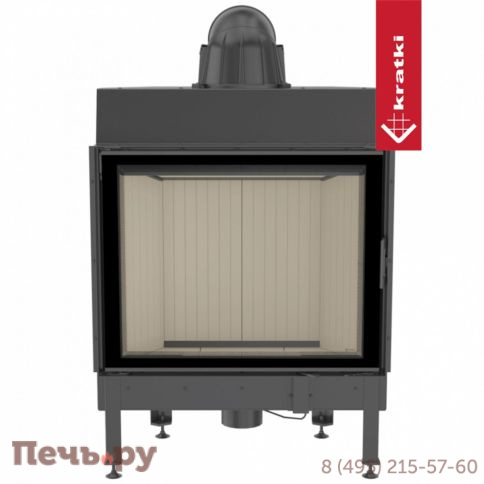 Каминная топка Kratki Pro Nadia 13, двойное стекло фото 3