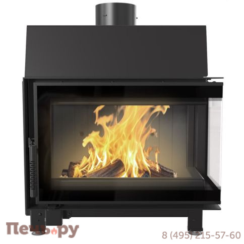 Каминная топка Kratki Simple S/BS (угловое стекло) фото