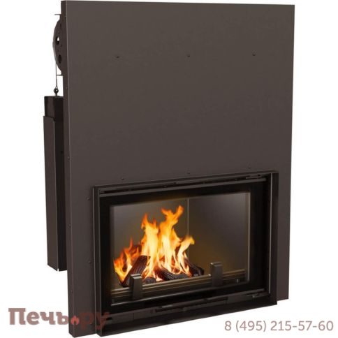 Каминная топка Kratki Wiktor/PW/12/W/G (гильотина) с водяным контуром фото