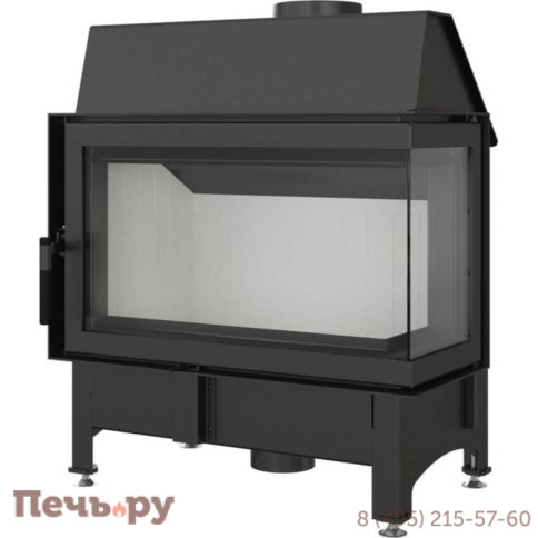 Каминная топка Kratki Zibi/P/BS (угловое  стекло справа) фото 3