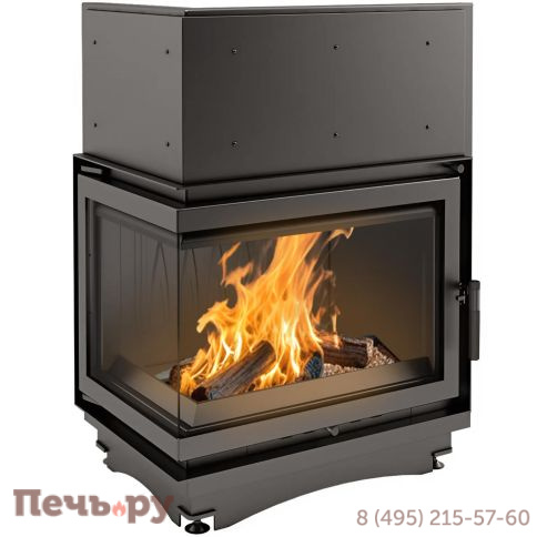 Каминная топка Kratki Zuzia/L/BS (угловое стекло слева) фото