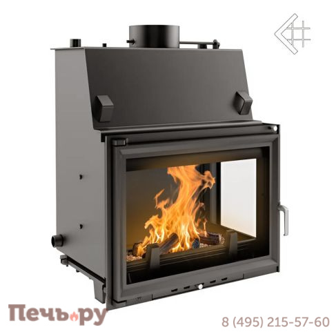 Каминная топка Kratki Zuzia/PW/BP/19/W (стекло справа) фото