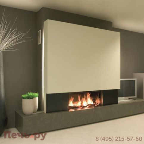 Каминная топка M-design Luna 1150 H Gold+ фото 3