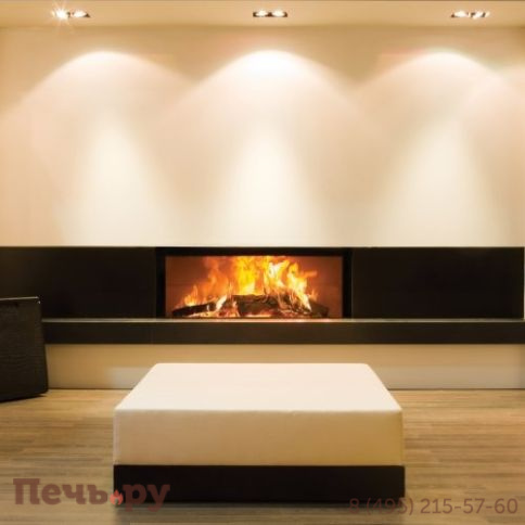 Каминная топка M-design Luna 1300 H Gold+ фото 2