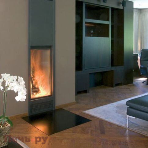 Каминная топка M-design Luna 550 V Gold+(Луна 550 V Голд+) фото 2